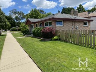 Harlem Park subdivision in Glenview, IL