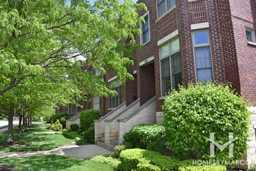 Brownstones on Evergreen subdivision in Arlington Heights, IL