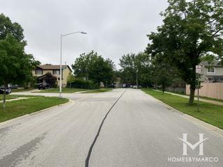 Malibu subdivision in Wheeling, IL