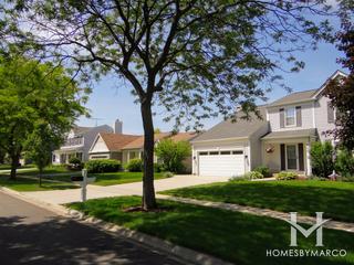 Haddonfield subdivision in Carol Stream, IL