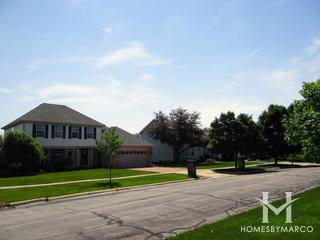 Haddonfield subdivision in Carol Stream, IL