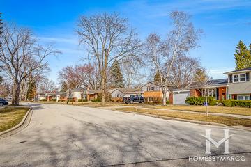Greenbrier subdivision in Arlington Heights, IL