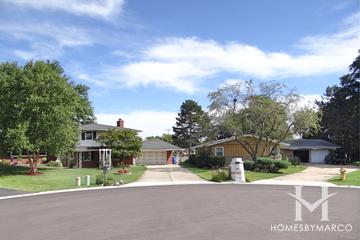 Lake Briarwood subdivision in Arlington Heights, IL