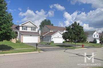 Bentwood Estates subdivision in Crystal Lake, IL