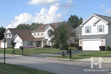 Bentwood Estates subdivision in Crystal Lake, IL