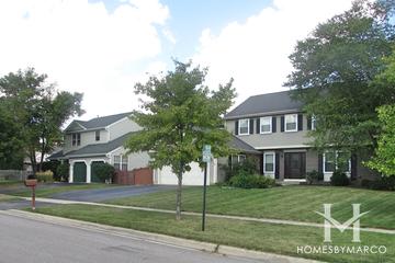 Bentwood Estates subdivision in Crystal Lake, IL
