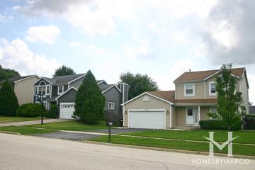 Crystal in the Park subdivision in Crystal Lake, IL