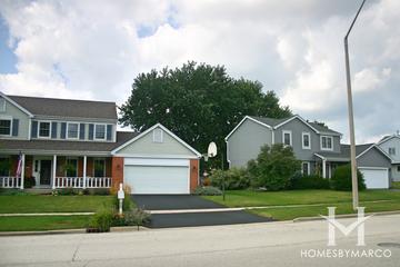 Crystal in the Park subdivision in Crystal Lake, IL