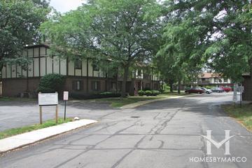 Hampton Court subdivision in Crystal Lake, IL