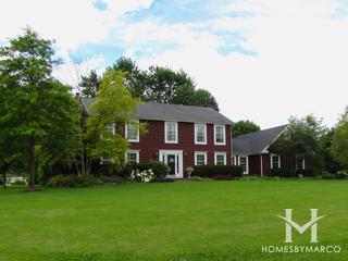 Bishops Ridge subdivision in Kildeer, IL