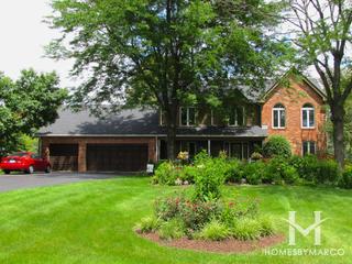 Bishops Ridge subdivision in Kildeer, IL