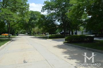 Brittany Hills subdivision in Highland Park, IL