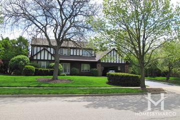 Centennial Park subdivision in Highland Park, IL