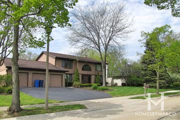 Centennial Park subdivision in Highland Park, IL