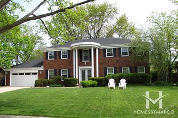 Centennial Park subdivision in Highland Park, IL