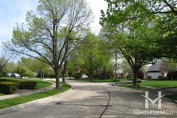 Centennial Park subdivision in Highland Park, IL