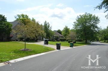 Herons Crossing subdivision in Kildeer, IL