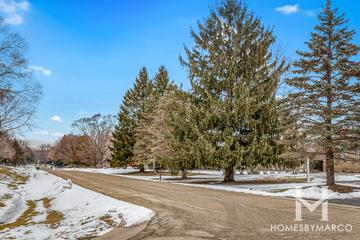 Woodland Estates subdivision in Hawthorn Woods, IL