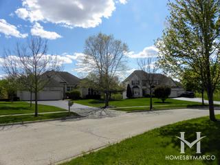 Creekside Glens subdivision in Algonquin, IL
