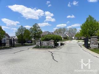 Creekside Villas subdivision in Algonquin, IL