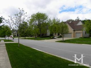 Glenmoor subdivision in Algonquin, IL