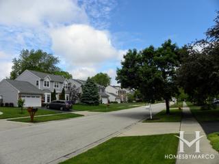 Hampton Woods subdivision in Algonquin, IL