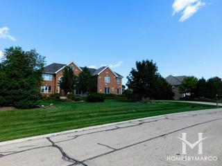 Barrington Oaks Estates subdivision in Barrington, IL