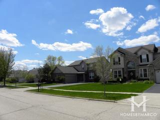 Manchester Lakes Estates subdivision in Algonquin, IL