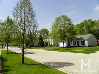 Riverwood subdivision in Algonquin, IL