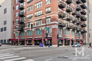 Harrison Street Lofts building in the Loop neighborhood of Chicago, IL