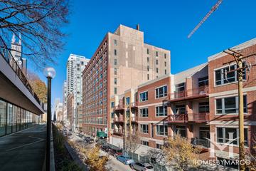 Paper Place Lofts building in the Loop neighborhood of Chicago, IL