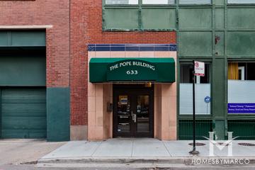 Pope Building building in the Printers Row neighborhood of Chicago, IL