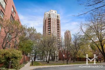 State Place Tower building in the Loop neighborhood of Chicago, IL