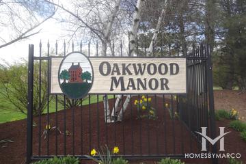 Oakwood Manor subdivision in Crystal Lake, IL