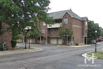 Pingry Row Homes subdivision in Crystal Lake, IL