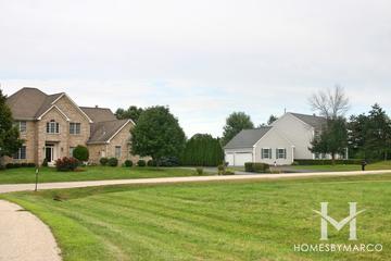 Royal Woods Estates subdivision in Crystal Lake, IL