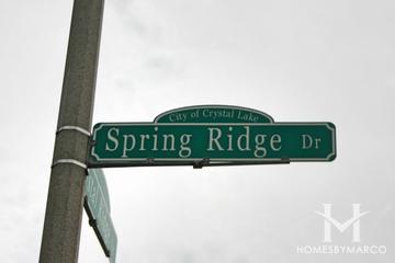 Spring Ridge subdivision in Crystal Lake, IL