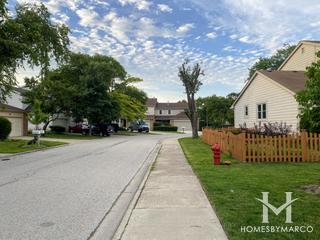 Dunsten Green subdivision in Northbrook, IL