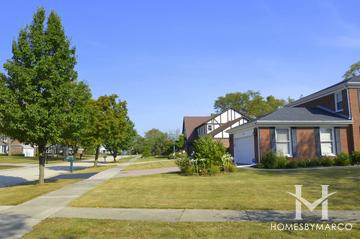 Lakeshire subdivision in Northbrook, IL