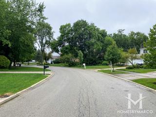Stonehedge subdivision in Northbrook, IL
