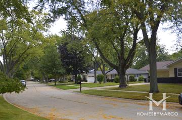 White Plains subdivision in Northbrook, IL