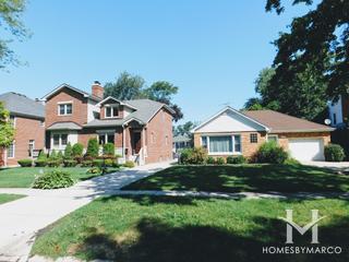 Woodland Park subdivision in Park Ridge, IL