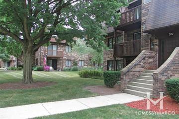 Trevor Court subdivision in Crystal Lake, IL