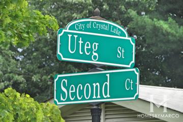 Trevor Court subdivision in Crystal Lake, IL