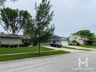 Astronaut subdivision in Elk Grove Village, IL