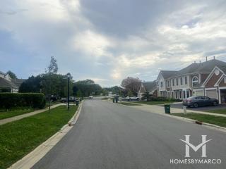 Fox Run subdivision in Elk Grove Village, IL