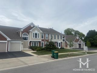 Fox Run subdivision in Elk Grove Village, IL