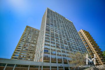 Granville Beach building in the Edgewater neighborhood of Chicago, IL