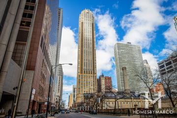 Park Tower Condos building in the Streeterville neighborhood of Chicago, IL