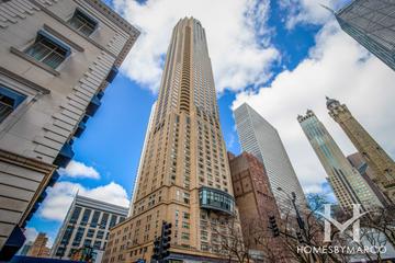 Park Tower Condos building in the Streeterville neighborhood of Chicago, IL